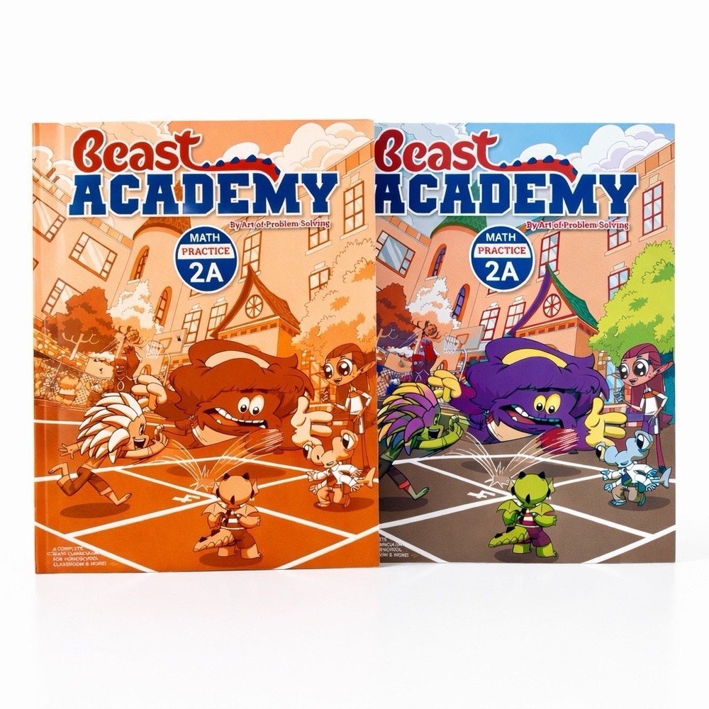 Beast Academy 2A Math Practice & Guide Set Art of Problem Solving Home School
